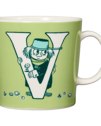 Arabia Mumin Abc Mugg 40 Cl V - Kaffekoppar Porslin Grön