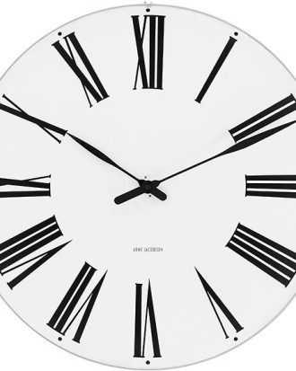 Arne Jacobsen Roman Väggklocka 290 Mm - Väggklockor Aluminium Vit