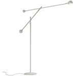 Artemide Ixa Golvlampa Vit / - Golvlampor Aluminium Grå