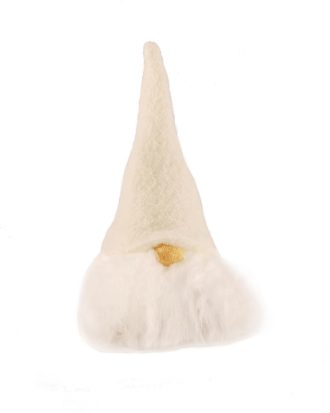 Åsas Tomtebod Viktor Vätte 20 Cm - Juldekorationer Ull Vit