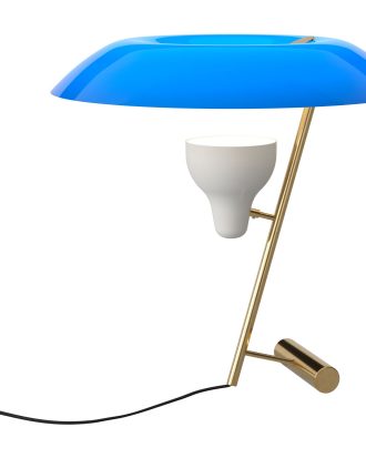 Astep Model 548 Bordslampa Polerad / Azure - Bordslampor Mässing Svart