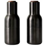 Audo Copenhagen Bottle Grinder Kryddkvarn 2-pack Bronserad Mässing / - Kryddkvarnar Valnöt
