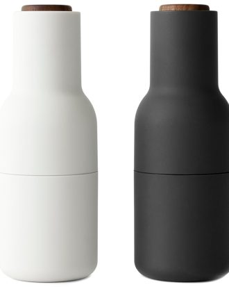 Audo Copenhagen Bottle Grinder Kryddkvarn 2-pack Ask / Carbon / - Kryddkvarnar Valnöt