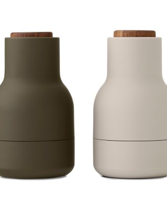 Audo Copenhagen Bottle Grinder Kryddkvarn 11,5 Cm 2-pack Hunting Geen / - Kryddkvarnar Plast Beige