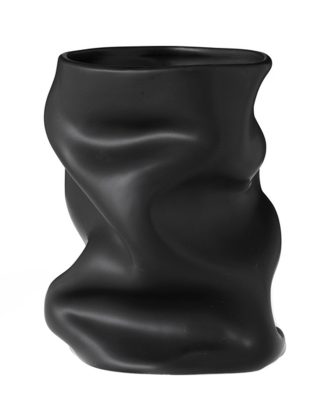 Audo Copenhagen Collapse Vas 20 Cm - Vaser Keramik Svart