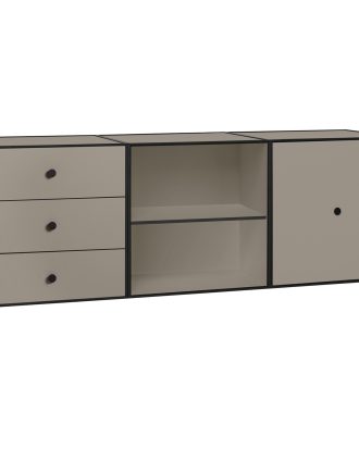 Audo Copenhagen Frame 49 Trio Sideboard - Skänkar & Sideboards Askfanér Sand