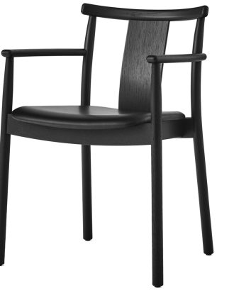 Audo Copenhagen Merkur Karmstol / Läder - Stolar Ek Svart