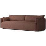 Audo Copenhagen Offset 3-sitssoffa - 3-sitssoffor Bouclé Bordeaux