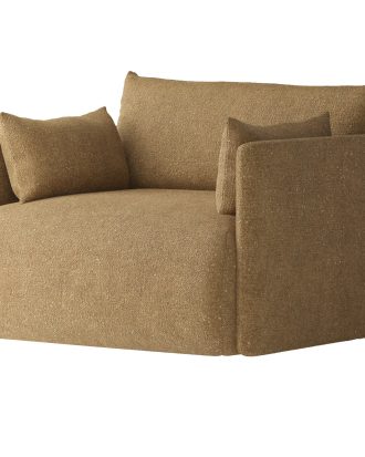 Audo Copenhagen Offset Fåtölj Gold - Fåtöljer Bouclé Guld