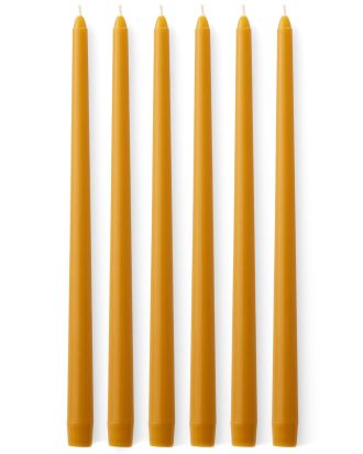 Audo Copenhagen Spire Ljus 6-pack - Ljus Paraffin Wax Ockra