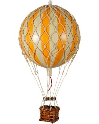 Authentic Models Floating The Skies Luftballong 13x8.5 Cm / Ivory - Dekorativa Accessoarer Papper Orange