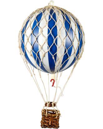 Authentic Models Floating The Skies Luftballong 13x8.5 Cm Blå / - Dekorativa Accessoarer Papper Vit