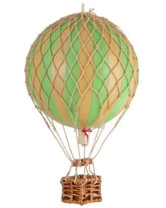 Authentic Models Floating The Skies Luftballong 13x8.5 Cm - Dekorativa Accessoarer Papper True Green