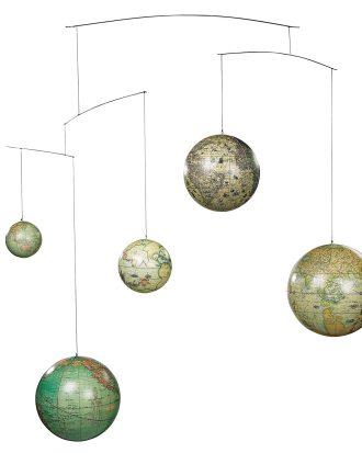 Authentic Models Globe Mobil - Dekorativa Accessoarer Metall Multi