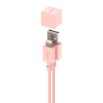 Avolt Cable 1 Laddsladd Lightning / Usb Typ A 1,8 m - Lampsladdar & Lampupphängning Silikon Old Pink