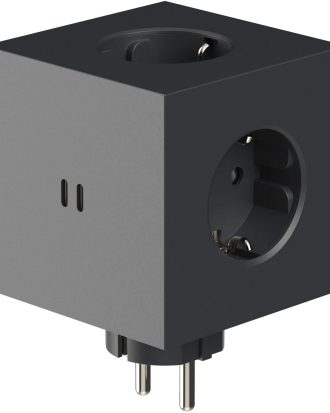 Avolt Square 2 Uttagsförlängare Med Usb-c / Magnet - Lampsladdar & Lampupphängning Plast Stockholm Black