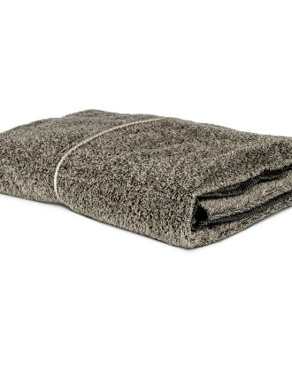 Axlings Badlakan Linnefrotté 100x150 Cm Natur / - Handdukar & Badlakan Bomull Svart