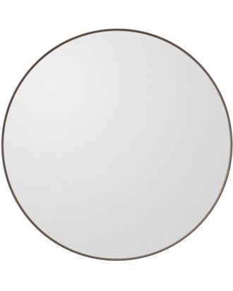 Aytm Circum Väggspegel Ø70 Cm Taupe / - Väggspeglar Mdf Klar