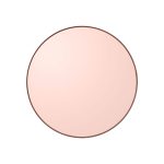 Aytm Circum Väggspegel Ø50 Cm Rose - Väggspeglar Mdf Rosa