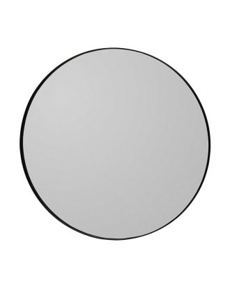 Aytm Circum Väggspegel Ø50 Cm - Väggspeglar Mdf Svart