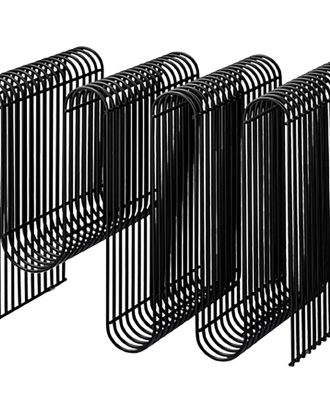 Aytm Curva Tidningsställ - Tidningsförvaring Stål Svart