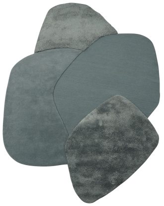 Aytm Mola Matta 140x195 Cm - Slätvävda mattor Ull Dusty Blue