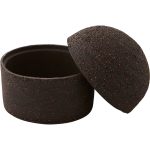 Aytm Terra Förvaringsburk 10,7x10,6 Cm - Förvaringsburkar & lock Lera Java Brown