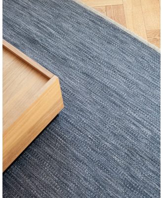 Stil dark grey - handvävd ullmatta