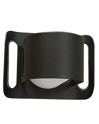 Belid Gekko Vägg Utebelysning struktur - Fasadlampor Glas Svart