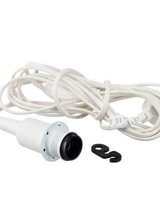 Belid Gloria Fönsterupphäng E14 struktur - Lampsladdar & Lampupphängning Textil Vit