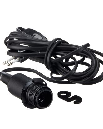 Belid Gloria Fönsterupphäng E14 struktur - Lampsladdar & Lampupphängning Textil Svart