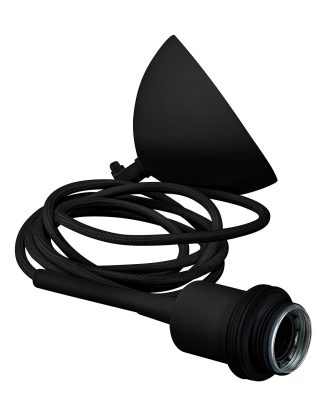 Belid Gloria Upphäng E27 struktur - Lampsladdar & Lampupphängning Textil Svart