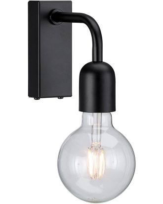 Belid Regal 1 Vägglampa - Badrumsbelysning Metall Mattsvart