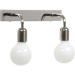 Belid Regal 2 Vägglampa - Badrumsbelysning Metall Krom