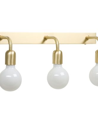 Belid Regal 3 Vägglampa - Badrumsbelysning Metall Borstad Mässing