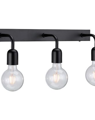 Belid Regal 3 Vägglampa - Badrumsbelysning Metall Mattsvart