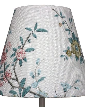 Bergo Lampskärmar Alf 20 Oriental Bird Lampskärm - Lampskärmar Textil Vit