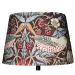 Bergo Lampskärmar Linus 26 Strawberry Thief Mocca - Lampskärmar Textil Brun