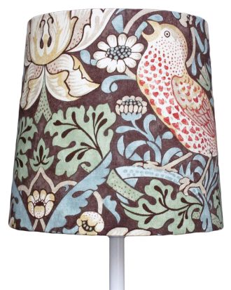 Bergo Lampskärmar Sixten 17 Strawberry Thief Mocca - Lampskärmar Textil Brun