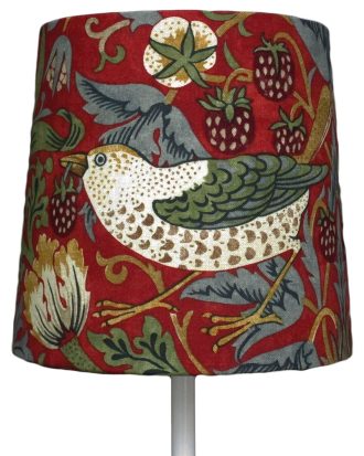 Bergo Lampskärmar Sixten 17 Strawberry Thief - Lampskärmar Textil Röd