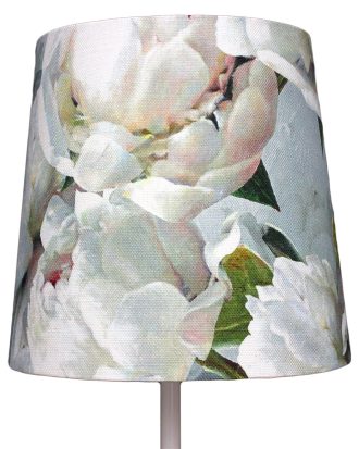 Bergo Lampskärmar Sixten 20 Peonia Lino Zink - Lampskärmar Textil