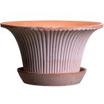 Bergs Potter Daisy Kruka Med Fat Rosa Ø25 Cm - Utekrukor & Odlingslådor Terrakotta Rose