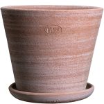 Bergs Potter Julie Kruka Med Fat Ø30 Cm - Utekrukor & Odlingslådor Terrakotta Rosa
