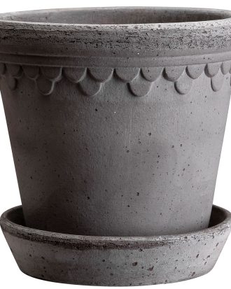 Bergs Potter Köpenhamn Kruka 12 Cm - Krukor Terrakotta Grå