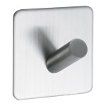 Beslag Design Base 200 1-krok Matt Svart Rostfritt 1-p - Krokar & Galgar Rostfritt Stål