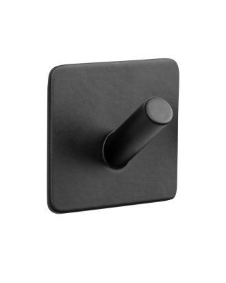 Beslag Design Base 200 1-krok Matt Svart 1-p - Krokar & Galgar Mattsvart