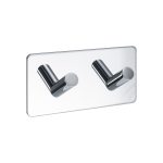 Beslag Design Base 200 2-krok Pol. 1-p - Krokar & Galgar Krom