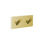 Beslag Design Base 200 2-krok Pol. 1-p - Krokar & Galgar Mässing