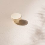 Beslag Design Circular Knopp - Knoppar & Beslag Pulverlackerad Metall Toniton Creme