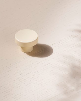 Beslag Design Circular Knopp - Knoppar & Beslag Pulverlackerad Metall Toniton Creme